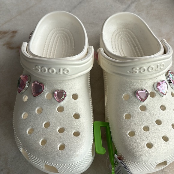 8 White Crocs - Picture 2 of 6